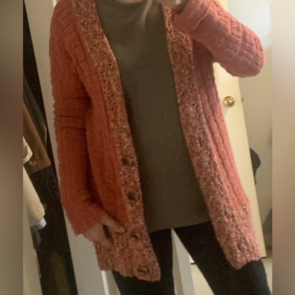 Free people soft cozy oversize cardigan - Picture 2 of 7
